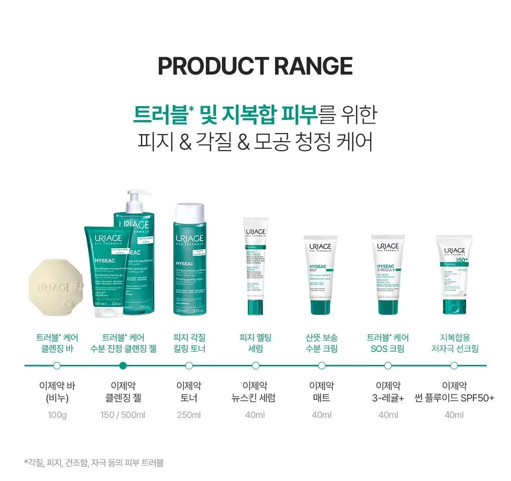 [트러블*케어 클렌저] 유리아쥬 이제악 클렌징 젤 500ml 상세페이지 13